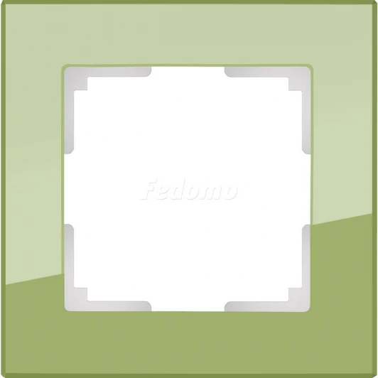 WL01-Frame-01 Рамка на 1 пост Werkel Favorit, фисташковый