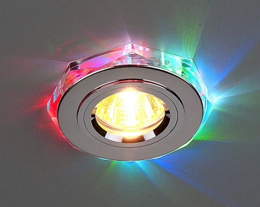 2020/2 SL/7-LED (хром / мультиколор) Встраиваемый точечный светильник Elektrostandard 2020/2 SL/7-LED (хром / мультиколор)