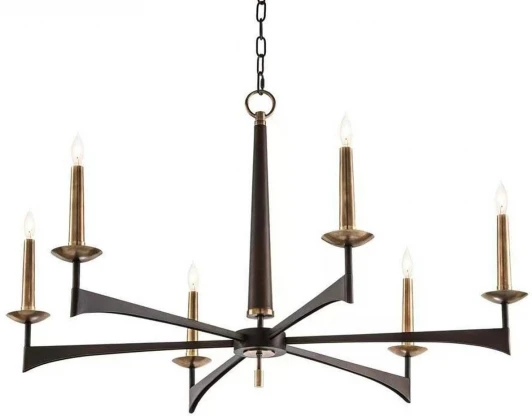 F1124-01 Подвесная люстра Alfa Light F1124-01 (220V, на цепи, свеча)