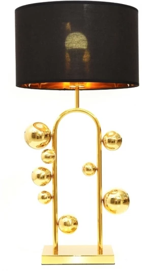 LDT 5528 GD+BK Интерьерная настольная лампа Lumina Deco Fabi LDT 5528 GD+BK