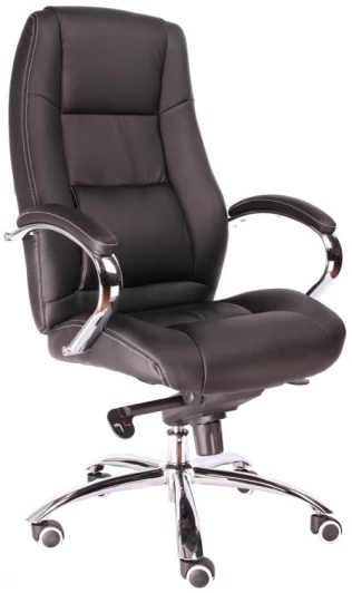 EC-366 Leather Black Компьютерное кресло для руководителя Kron M кожа черный