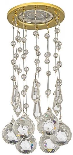 Osimo GU10.5.14.8.120 G Встраиваемый светильник хрустальный Dio D'Arte Osimo Gold GU10.5.14.8.120 G (220V, круглые)