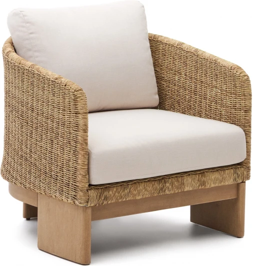 191752 Кресло Xoriguer из искусственного ротанга и 100% массива эвкалипта La Forma (ex Julia Grup) арт.191752