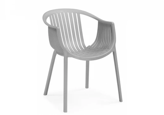 629338 Пластиковый стул Боркас пластик / серый 629338