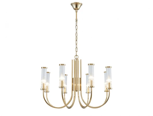 4558/C new gold Подвесная люстра Newport 4550 4558/C new gold (220V, на цепи)