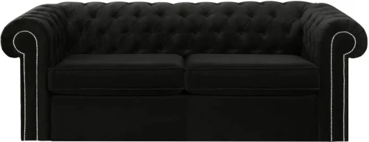 344642 Диван Chesterfield ОГОГО (арт.344642), (Ткань/Черный)
