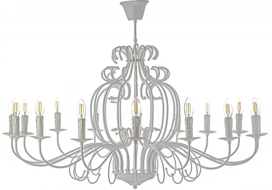 Amaro E 1.1.16 W Подвесная люстра Arti Lampadari Amaro E 1.1.16 W (220V, на цепи, подсвечник, свеча)