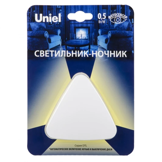 DTL-320 Треугольник/White/Sensor Ночник Uniel DTL-320 Треугольник/White/Sensor