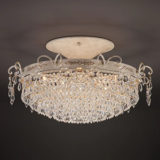 305/8 белый с золотом Потолочная люстра Bogate's Empress 305/8 Strotskis