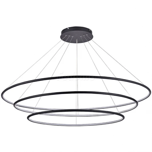 S111024/3R 180W Black In Люстра подвесная светодиодная Donolux, 3 плафона, 180W, черный с белым