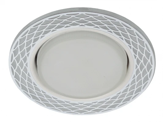 DK LD37 WH/WH Встраиваемый точечный светильник Эра DK LD37 WH/WH