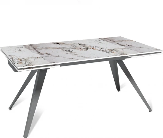 50167000001422 Стол раскладной Asti (160+40+40), керамика глянцевая Top Pandora Top Concept арт.21388