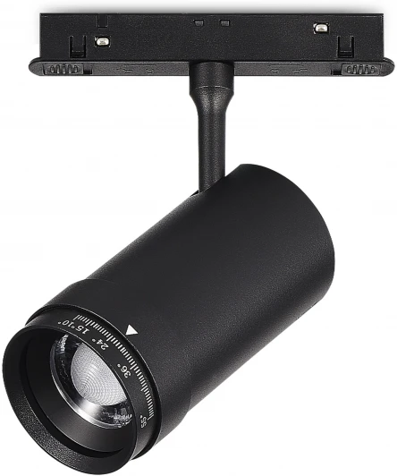 ST357.436.12 Магнитный трековый светильник ST Luce Skyline 48 ST357.436.12 ZOOM Черный LED 1*12W 48V (круглые)