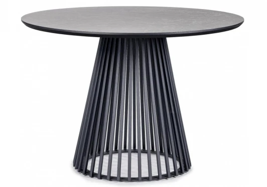 625588 Кухонный стол Notta Нэнси 110 темно-серый / черный