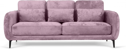 786592 Диван Amsterdam трехместный ОГОГО (арт.786592), (Ткань,Велюр/Фиолетовый)