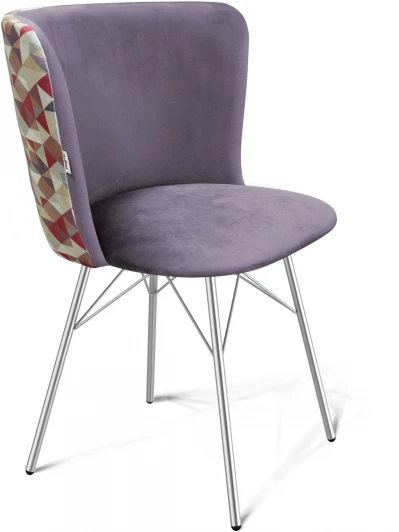 3522924802 Стул SHT-ST36-4/S64 сумеречная орхидея/хром лак от фабрики Sheffilton