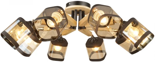 MD.4508-8-S BK+FGD Потолочная люстра на штанге Imex MD.4508-8-S BK+FGD