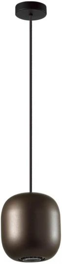 5060/1DA Подвесной светильник Odeon Light Cocoon 5060/1DA PENDANT коричн./черный/металл GU10 LED 4W (220V, на проводе)