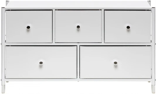 2500000224256 Комод Leset Хайди широкий 5 ящиков (Сталь/Экокожа) Leset арт.2500000224256