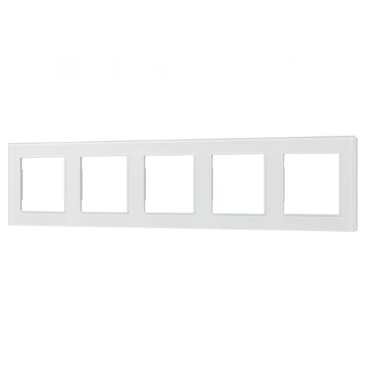 043805 Рамка стеклянная FRM-GLARE-GS-5-WH (Arlight) 043805