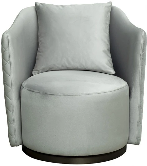 VERONA-Colt025-Bronza Кресло Verona вращающееся, велюр мятный Colt025-MINT/бронза 70*77*80см Garda Decor