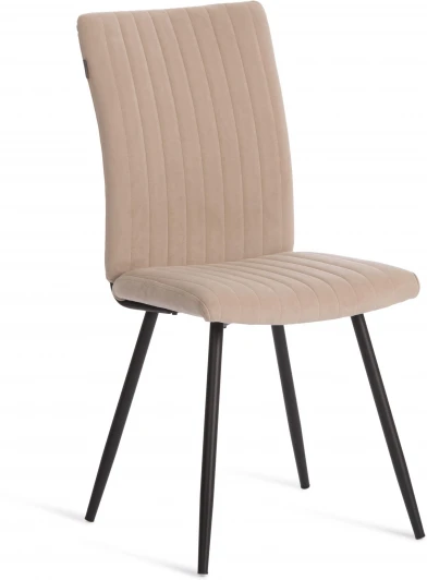 24611 Стул обеденный Monte Carlo Tetchair (Флок /Бежевый,Черный) арт. 24611