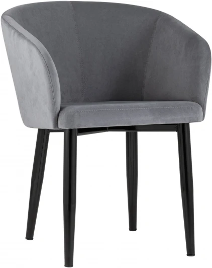 УТ000004168 Кресло Stool Group Ральф велюр серый УТ000004168