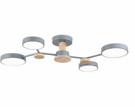 FL4859 Потолочная люстра светодиодная на штанге с регулировкой цветовой температуры Ambrella COMFORT FL4859