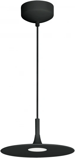 035997 Подвесной светильник LED SP-FIORE-R250-8W Warm3000 (BK, 120 deg, 230V) (Arlight, IP20 Металл) 035997 (круглые, летающая тарелка)