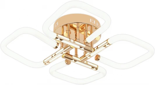 10265/4LED Потолочная люстра светодиодная Escada Lacerta 10265/4LED 45Вт металл/акрил, золото (220V)