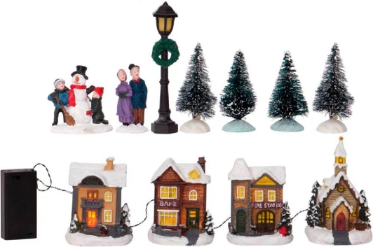 411243 Световая фигура светодиодная на батарейках с выключателем Eglo BIRMINGHAM 411243