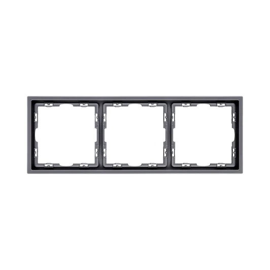 EC3GY Рамка 3-постовая серый Kollinger Eclipse EC3GY