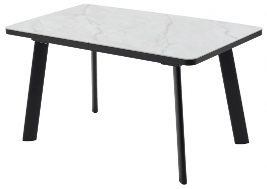 480M06200 Стол НОРД 140 ОНИКС, керамика / Черный каркас M-City 64764