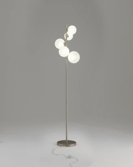 V11470-5F Торшер Moderli Renny V11470-5F (220V, выключатель, шарики)