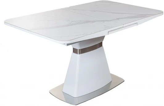 2001000000937 Стол раскладной Madison (140+40 см) испанская керамика белый Top Concept 2001000000937