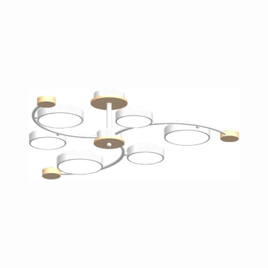 L3207-840 WH Потолочная люстра светодиодная на штанге LED4U LED4U L3207-840 WH