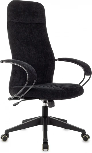 CH-610/FABR-BLACK Кресло руководителя Бюрократ CH-610 Fabric черный Light-20 крестов. пластик