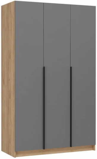 586595 Шкаф Широн 1200 (Широн 1200 графит серый / дуб крафт золото Расп) Woodville арт.586595