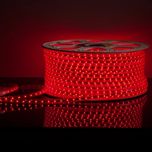 LS004 220V 4,8W 60Led 2835 IP65 красный Светодиодная лента Elektrostandard LS004 220V 4,8W 60Led 2835 IP65 красный