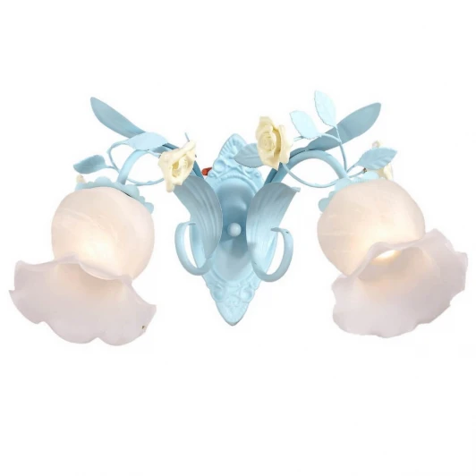 Fiori di rose W184.2 Бра Lucia Tucci Fiori Di Rose W184.2 (220V, муранское стекло, цветы, розы)