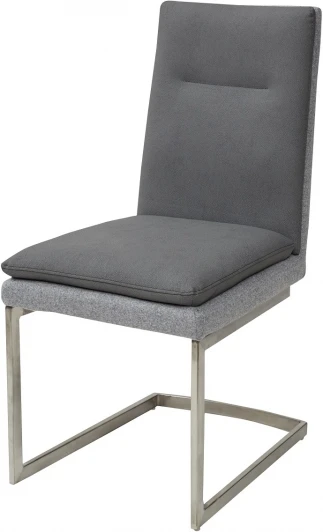 JD5164HPUA08FB2390051 Обеденный стул M-City MALI GREY, экокожа + ткань
