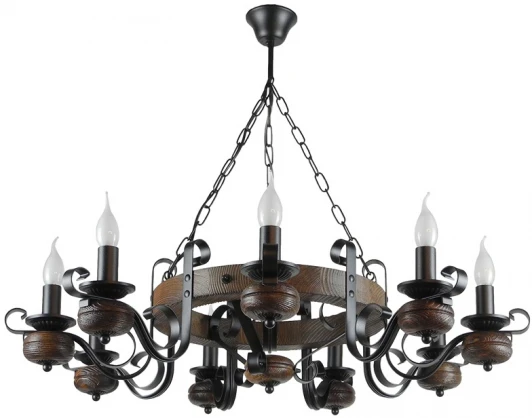 Уют-9 Подвесная люстра Тарьсма Уют-9 UT9LRH84CHS (220V, на цепи, подсвечник, свеча)