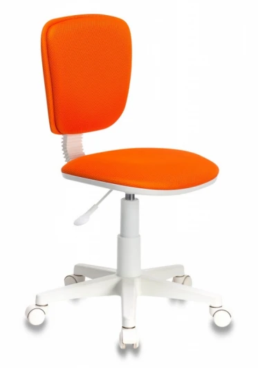 CH-W204NX/ORANGE Кресло детское Бюрократ CH-W204NX оранжевый TW-96-1 крестовина пластик пластик белый