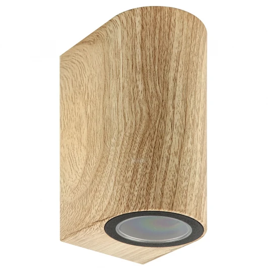 UUL-P52A 2х6W/GU10 IP65 PINE Архитектурная подсветка под две лампы GU10 сосна Uniel UUL-A01S UUL-P52A 2х6W/GU10 IP65 PINE