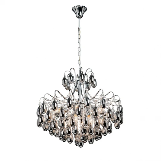 V5332/12 Подвесная люстра Vitaluce V5332/12 (220V, хрусталь, на цепи, круглые)