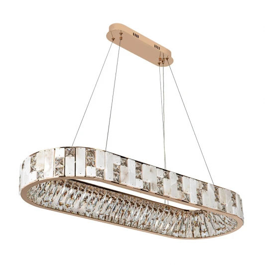 ML.6988.1000P GD Подвесная люстра светодиодная с регулировкой цветовой температуры Modelux MODELUX ML.6988.1000P GD