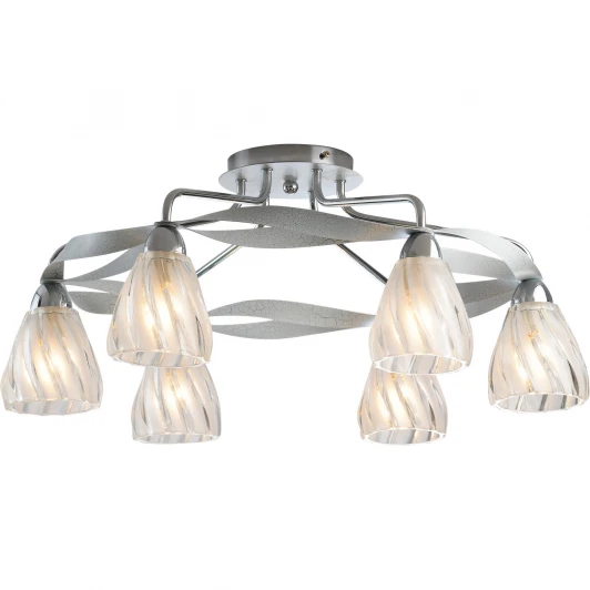405-06-13CWC chrome + white crack Потолочная люстра N-Light 405 405-06-13CWC chrome + white crack