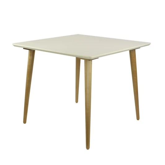 Н1-00130738 Стол обеденный Арника Ронда Мини 90, натуральный/слоновая кость