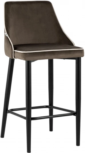 УТ000025307 Стул полубарный Коби велюр коричневый Stool Group УТ000025307