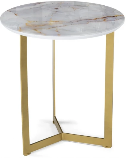 553555 Журнальный столик Woodville Роб D-450 золото 553555